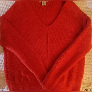 Sincerely Jules red soft & cozy sweater. Brand new without tags. Size small.